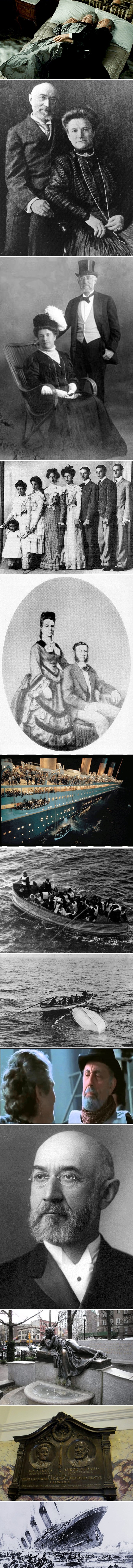 Sjećate li se starijeg para iz filma "Titanic" koji umire zajedno? Njihova priča je stvarna i slomit će vam srce