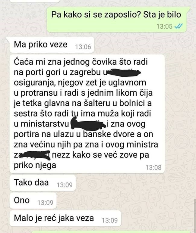 Ova poruka najbolje pokazuje kako se u Hrvatskoj dobije dobar posao