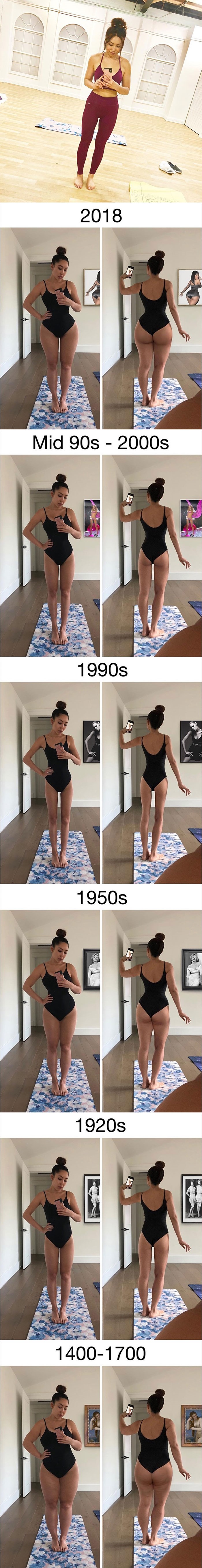 Fitness blogerica je uredila svoju fotku i pokazala kako bi u prošlosti izgledala sa "savršenim tijelom"