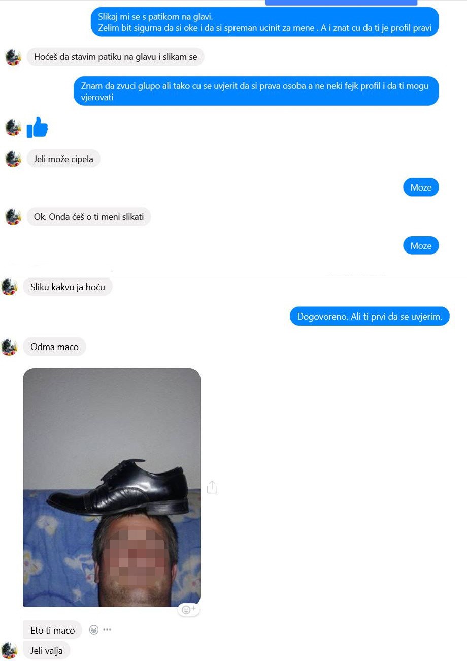 Neki ljudi su spremni svašta učiniti kako bi se svidjeli ženskoj osobi s društvene mreže