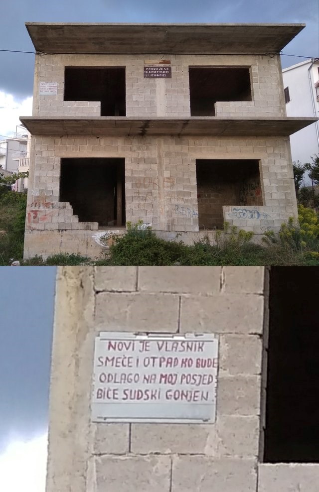 Novi vlasnik kuće postavio je upozorenje koje zbog nedostatka točaka i zareza izgleda presmiješno