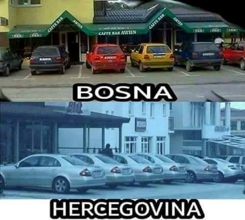 Ova slika najbolje opisuje razliku između Hercegovine i Bosne