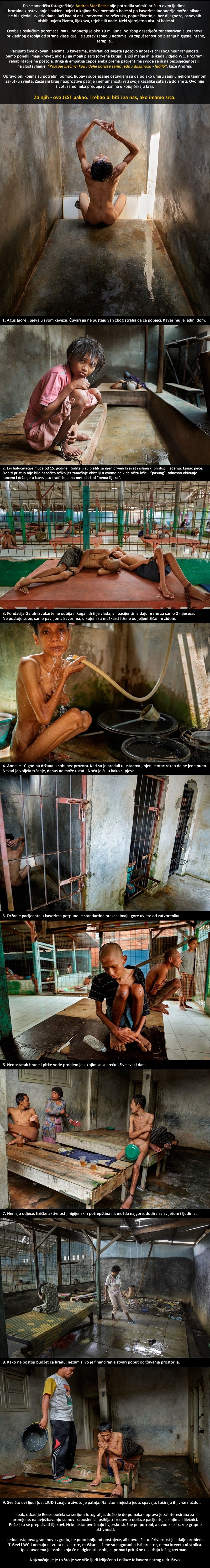 Šokantne fotografije postupanja s mentalno bolesnima u Indoneziji slomit će vam srce
