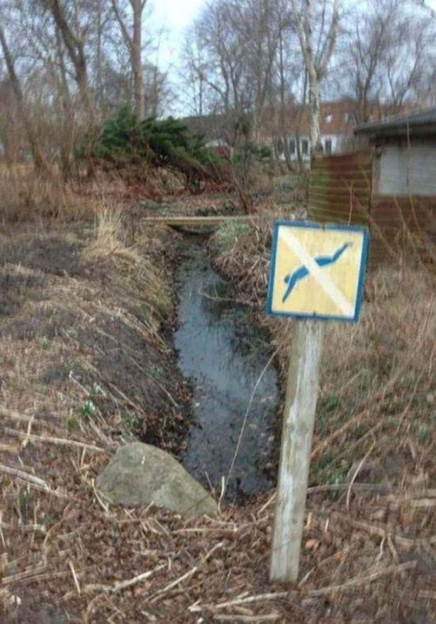 Postoje slučajevi kada znakovi upozorenja stvarno nisu potrebni