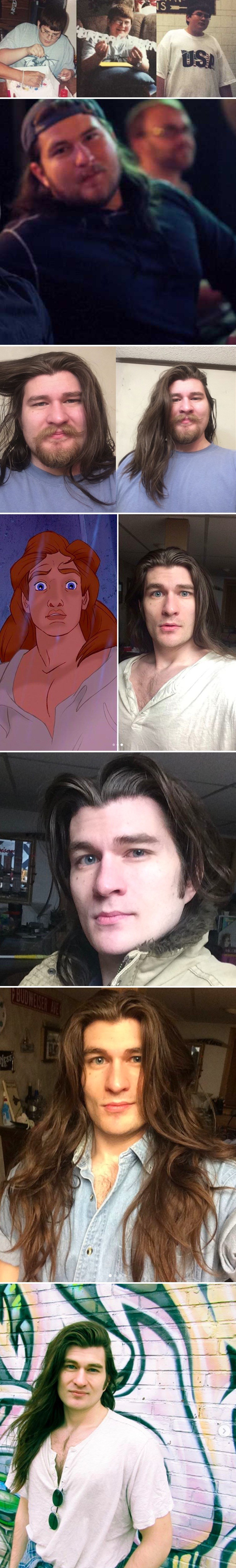 Skinuo je 32 kg nakon što je završio u bolnici, danas izgleda kao princ iz Disneyevog crtića