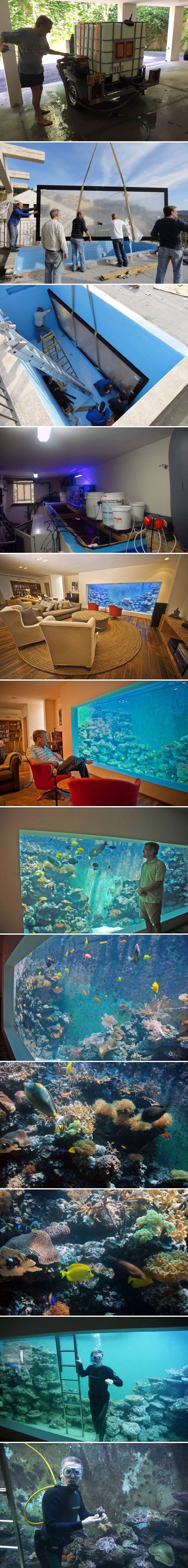 Njemu ne trebaju veliki televizori, pogledajte što je ovaj muškarac ugradio u dnevnom boravku