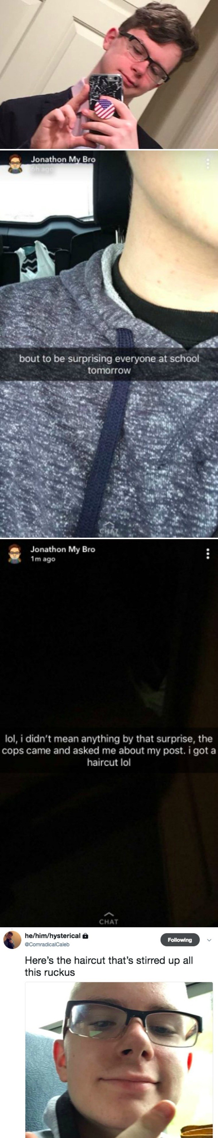 Učenik napisao školskim prijateljima da ih čeka iznenađenje, policija mislila da ih planira izrešetati oružjem