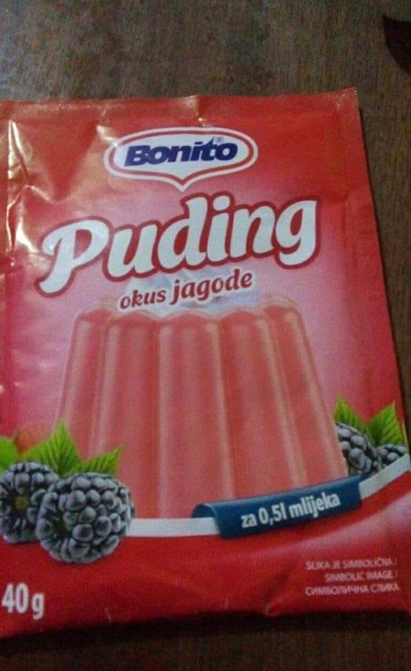 Na prvi pogled izgleda kao obična vrećica pudinga, no ako pogledate malo bolje, skužit ćete zanimljivu pogrešku