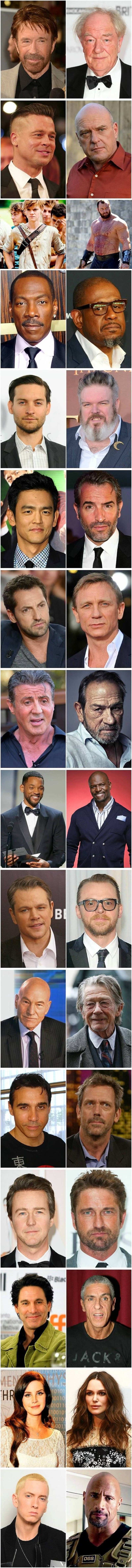 Kada usporedite izgled ovih poznatih osoba, nećete moći vjerovati da su jednako stare