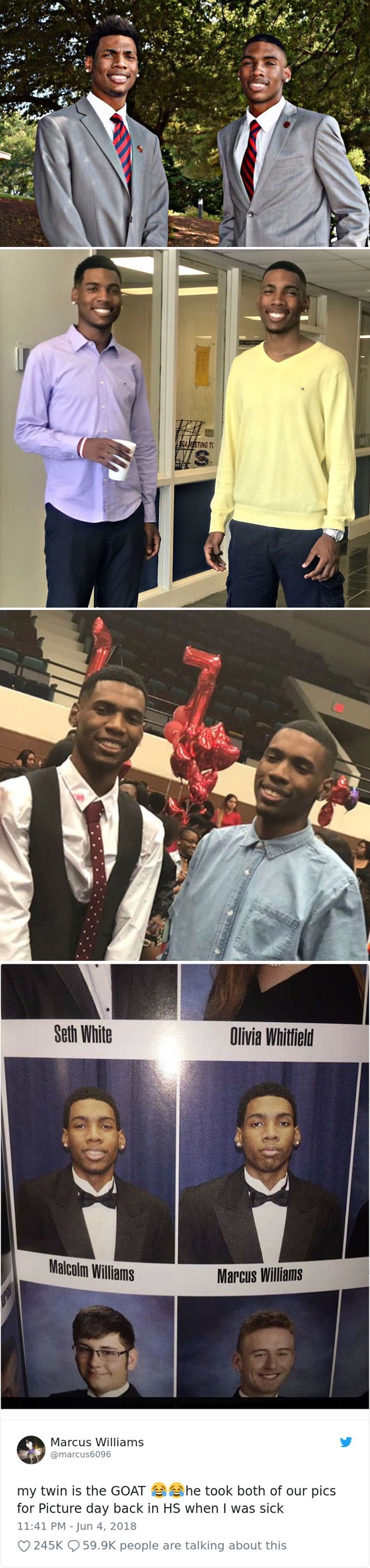 Kada vidite kako su braća nasmijala javnost fotkama iz godišnjaka bit će vam žao što nemate blizanca