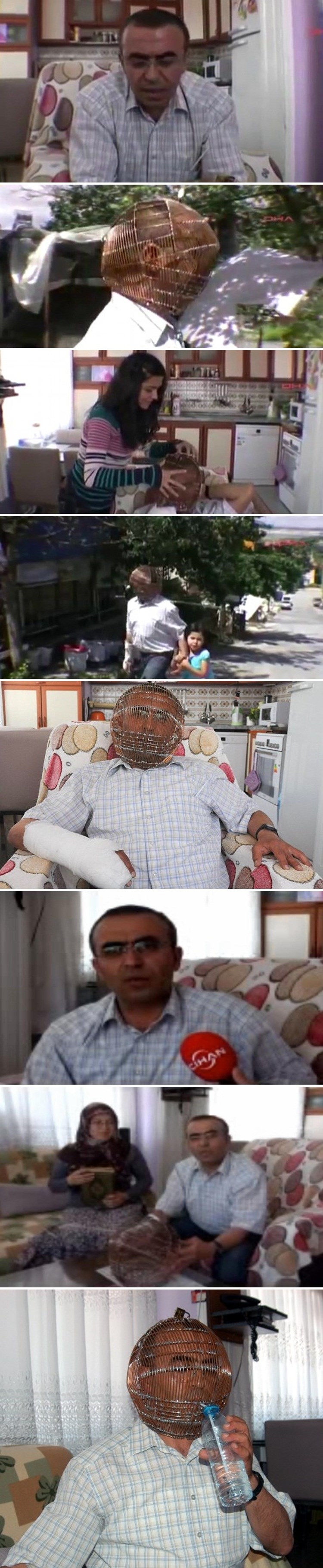 Muškarac odlučio glavu zatvoriti u kavez kako bi konačno prestao pušiti