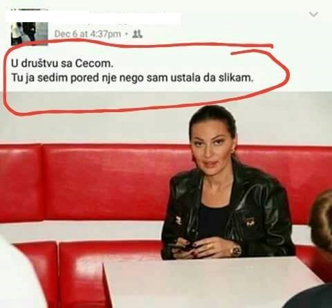 Slikala se s popularnom srpskom pjevačicom, no svi je ismijavaju zbog urnebesnog opisa ispod fotke