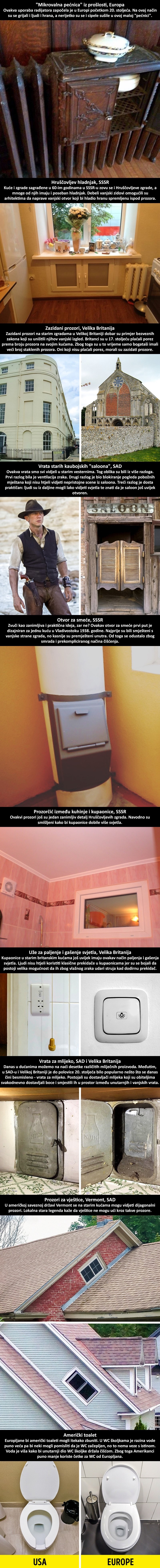 Kuće i zgrade iz drugih krajeva svijeta imaju čudne detalje iza kojih se kriju zanimljiva objašnjenja