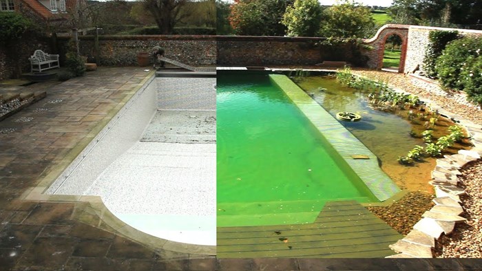 VIDEO Novi vlasnik je odlučio bazen u dvorištu pretvoriti u nešto novo, nekima je prekrasno, drugima glupost