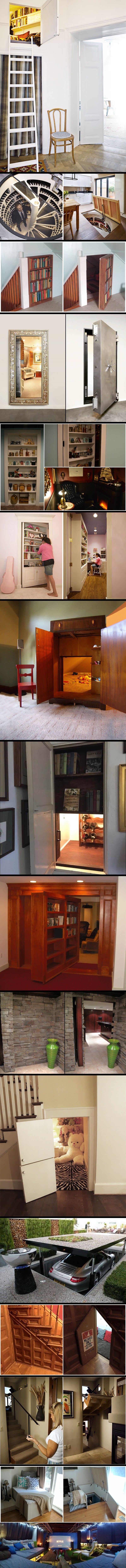 Otkrili su da se u njihovim kućama kriju tajne prostorije kakve bi svatko htio imati