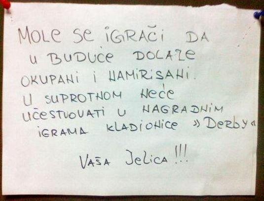 Zaposlenica je kladioničarima ostavila zamolbu zbog koje će drugi put dobro razmisliti