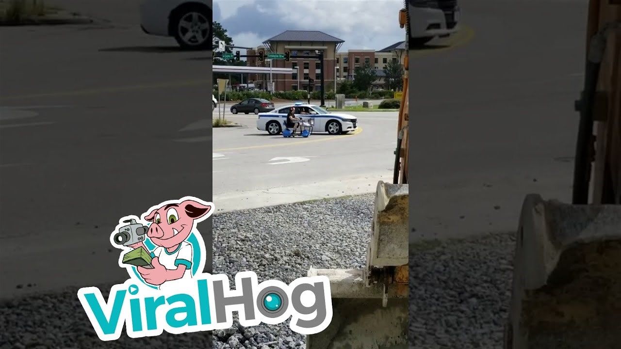 VIDEO Ono kada pukneš od vrućine: Ovo je bila vjerojatno najsporija policijska potjera ikad