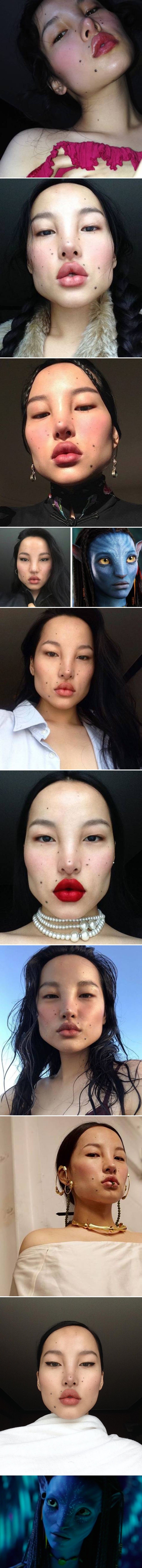 Manekenka postala hit zahvaljujući detalju na licu zbog kojeg je uspoređuju s filmskim stvorenjem