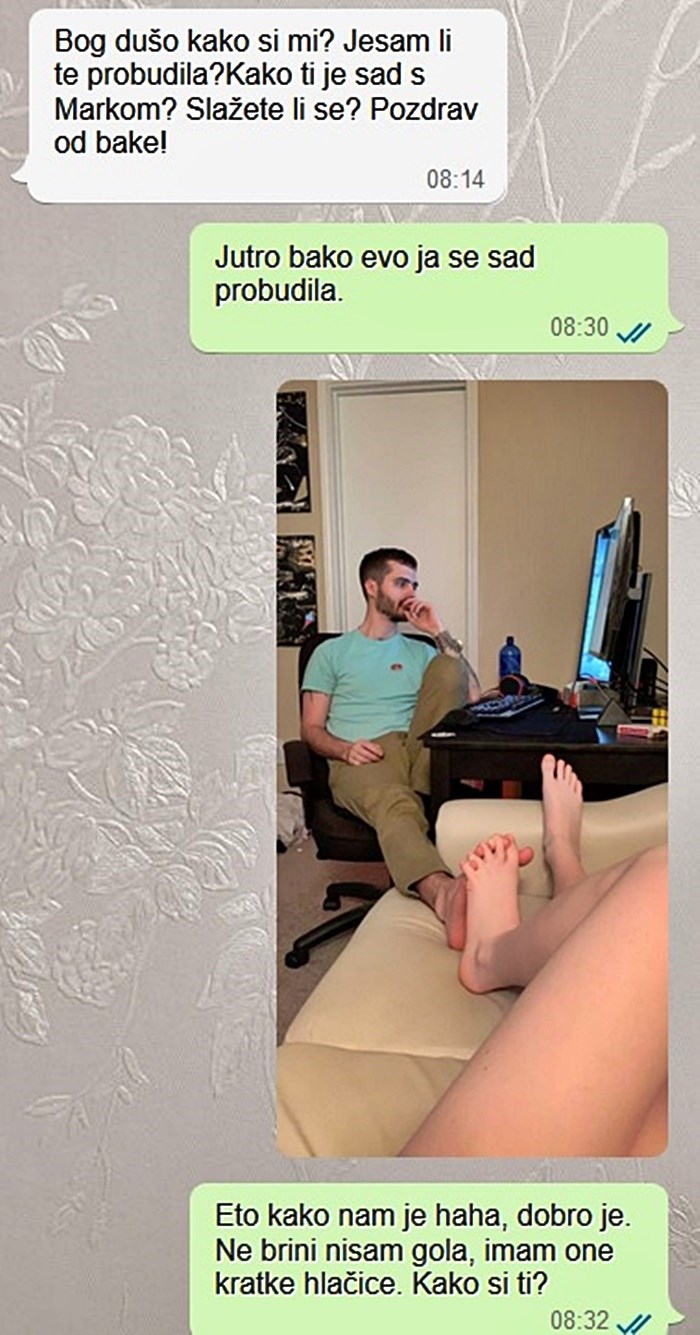 Baka ju je pitala kako joj je živjeti s dečkom, sve joj je bilo jasno kad joj je unuka poslala ovu fotku