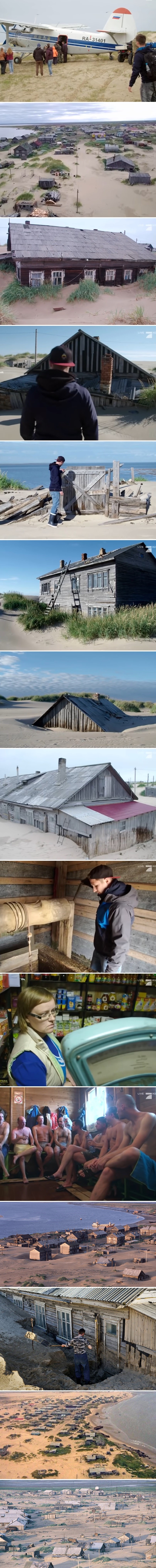 Pijesak doslovno zatrpava ovo rusko mjesto na sjeveru, no stanovnici otkrivaju zbog čega se ne želi odseliti