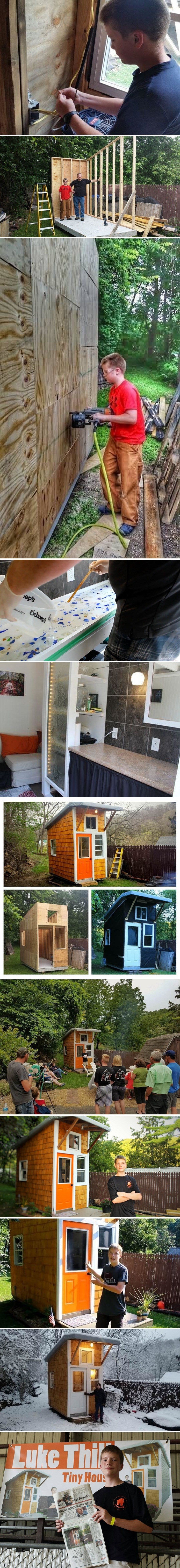 Trinaestogodišnjak sam napravio kućicu u dvorištu, novac je skupljao pomažući drugima