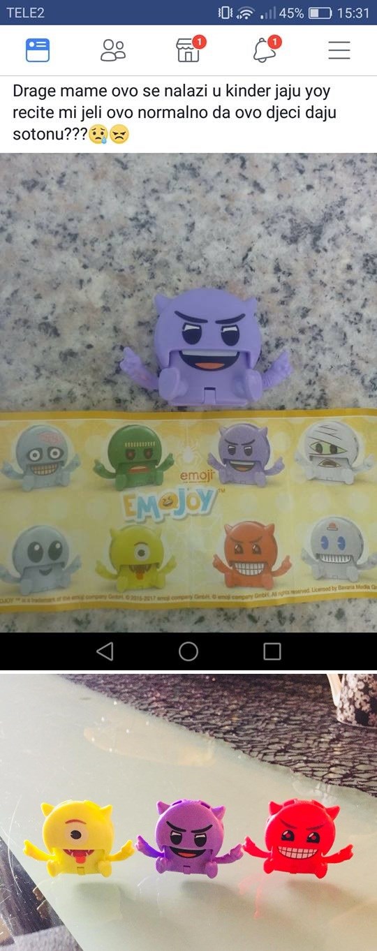 Mama je bila zgrožena kad je vidjela što dijele djeci u Kinder jajima, je li u pravu?