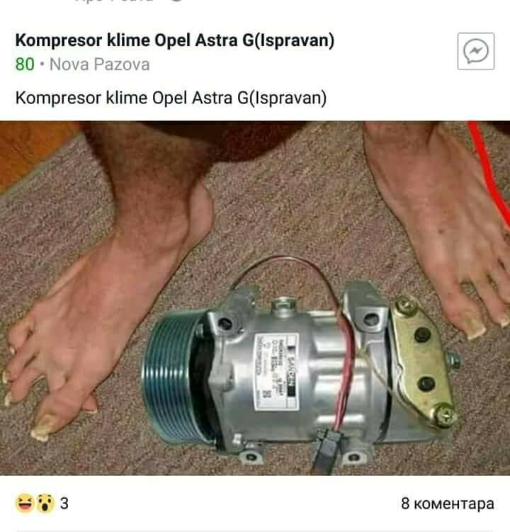 Lik je prodavao kompresor za auto, odmah ćete primijetiti zbog čega ga nitko nije shvatio ozbiljno