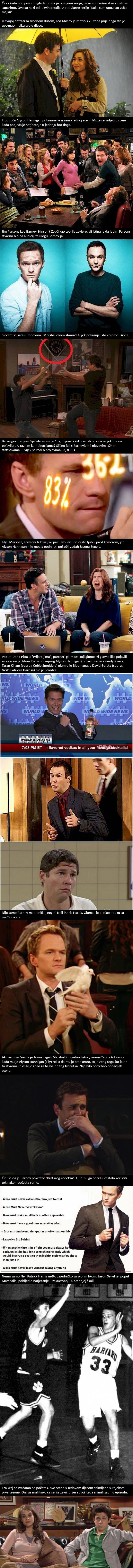 12 zanimljivih stvari iz serije "Kako sam upoznao vašu majku" koje niste znali ili nikada niste primijetili