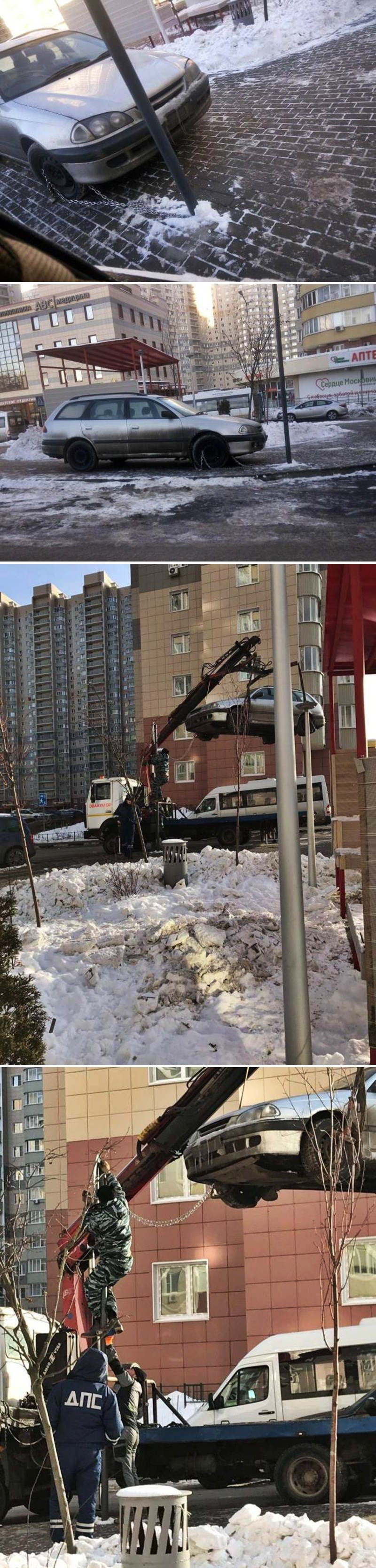 Vozač je mislio da mu pauk neće moći podići auto ako učini ovo, gadno se zeznuo