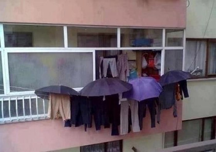 Kako sušiti odjeću kada vani pada kiša?