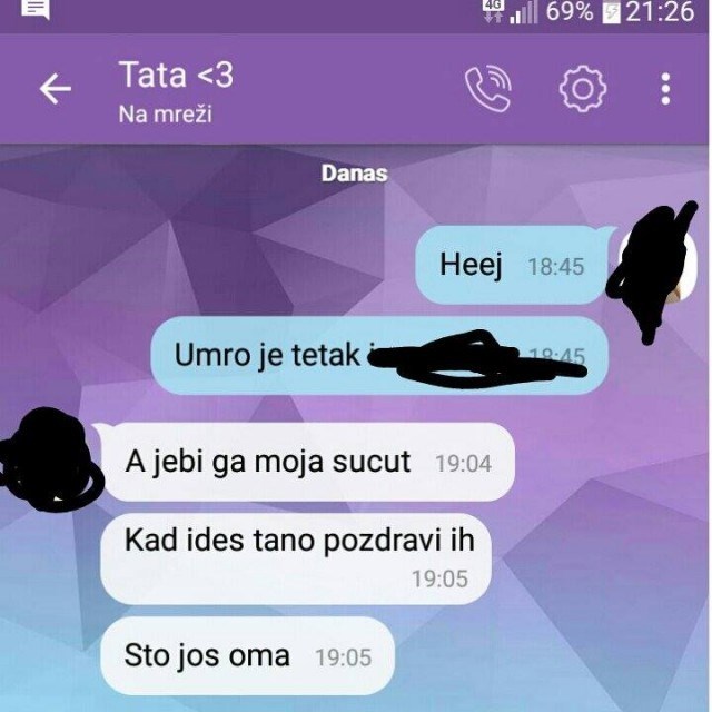 Tata ju je neugodno iznenadio: Javila mu je tužnu vijest pa dobila potpuno neshvatljiv odgovor