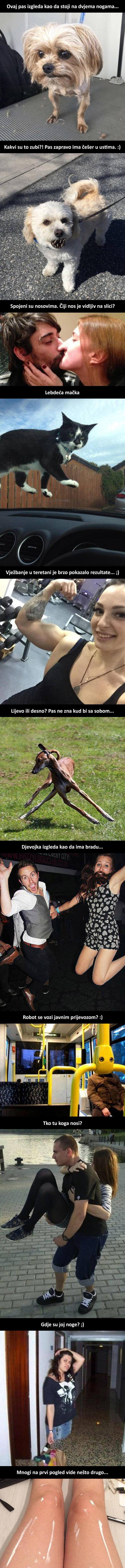 Ove neobične fotografije će bar na trenutak zabaviti vaše oči i um, a vidjet ćete i zašto