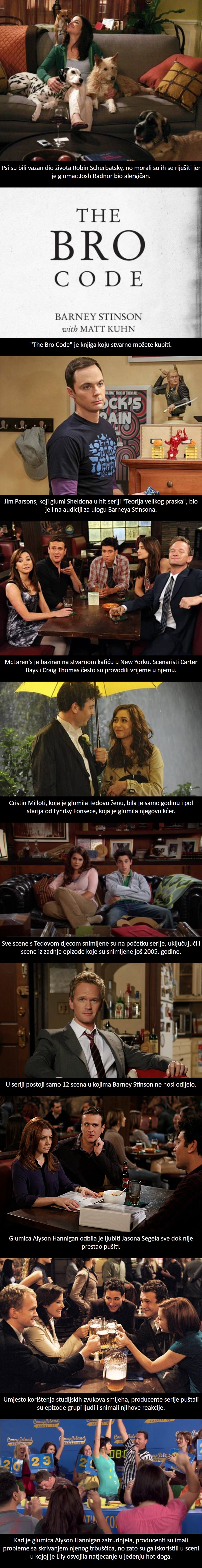 10 zanimljivih činjenica o seriji "Kako sam upoznao vašu majku" koje niste znali