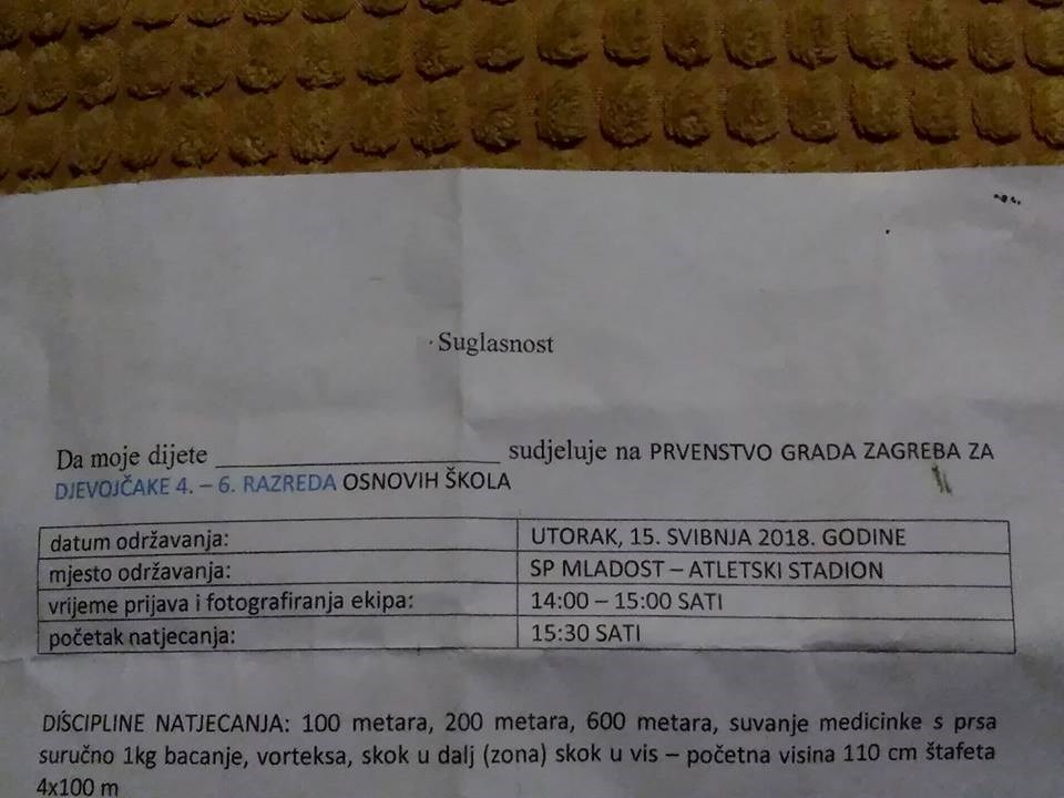 Trebali su potpisati suglasnost za djetetovo sudjelovanje u natjecanju, a onda su primijetili nešto čudno