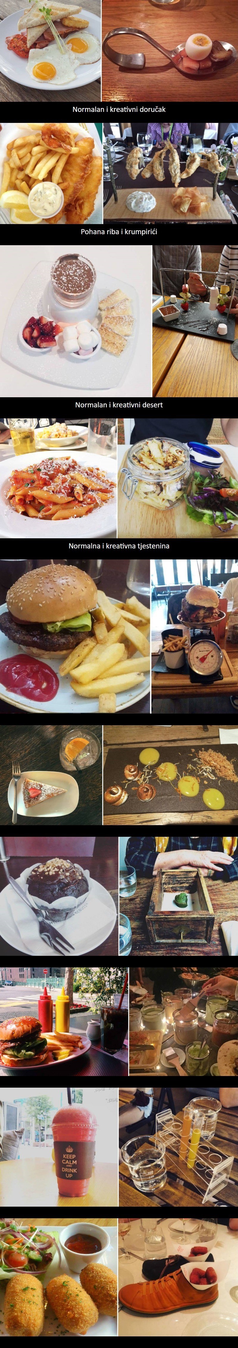 Ljudima je smiješno kako neki restorani vole sve zakomplicirati, što kažete na ove razlike?