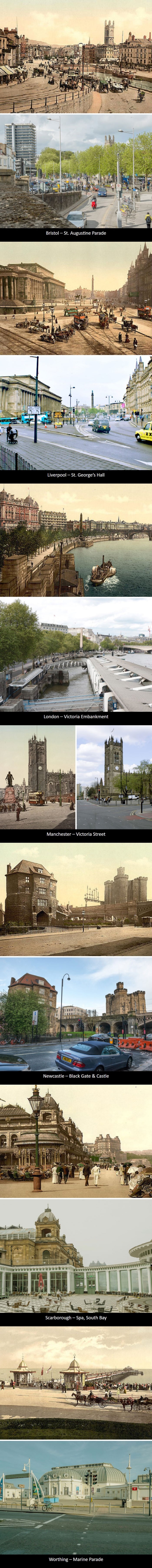 7 direktnih usporedbi starih i novih fotografija pokazuje što 125 godina učini jednom gradu