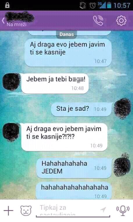 Muž je ženi napisao što radi, jedno slovo ga je umalo koštalo glave