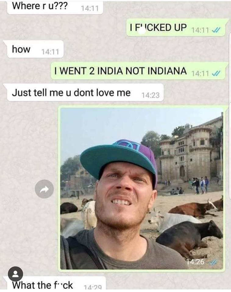 Amerikanac napisao djevojci da je gadno zabrljao pa joj poslao i sliku kao dokaz