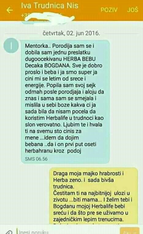 Zabrinjavajući način komunikacije: Ono kada strastvena obožavateljica dodataka prehrani dobije bebu