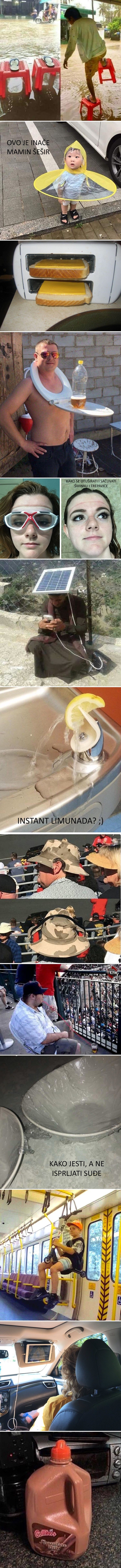 Smiješne slike ljudi koji su se odlično snašli i svojim idejama zadivili ostale