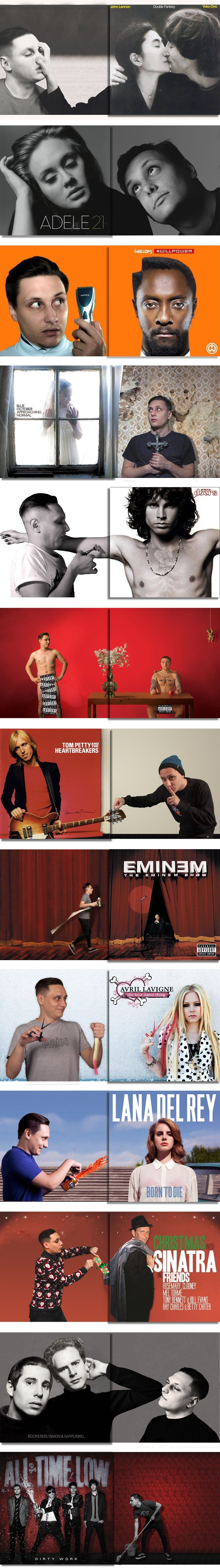 Rus dodaje smiješne nastavke koji otkrivaju što se događa izvan naslovnica albuma poznatih pjevača