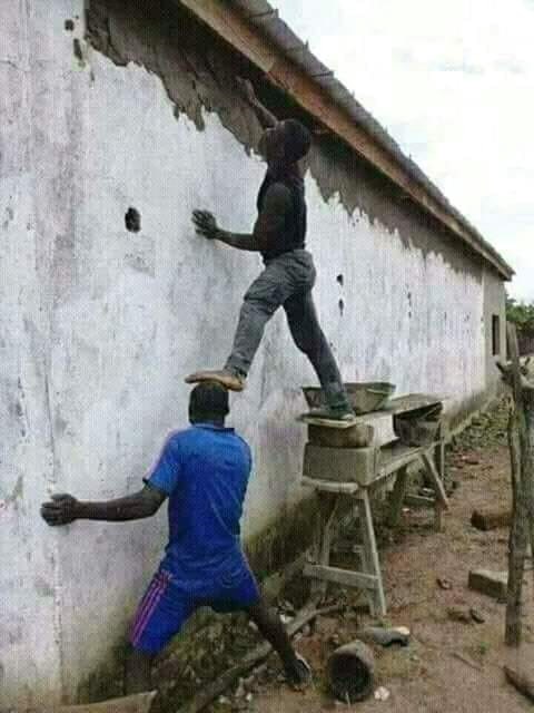 Ovim majstorima ne trebaju čak ni ljestve, najvažniji je timski rad