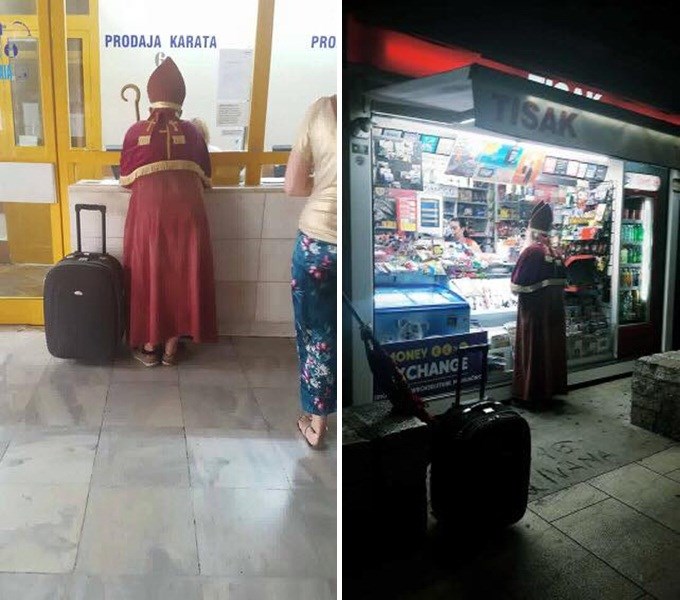 U Zadru snimljen čudan prizor: Iz Hrvatske bježe apsolutno svi - čak i Sveti Nikola!