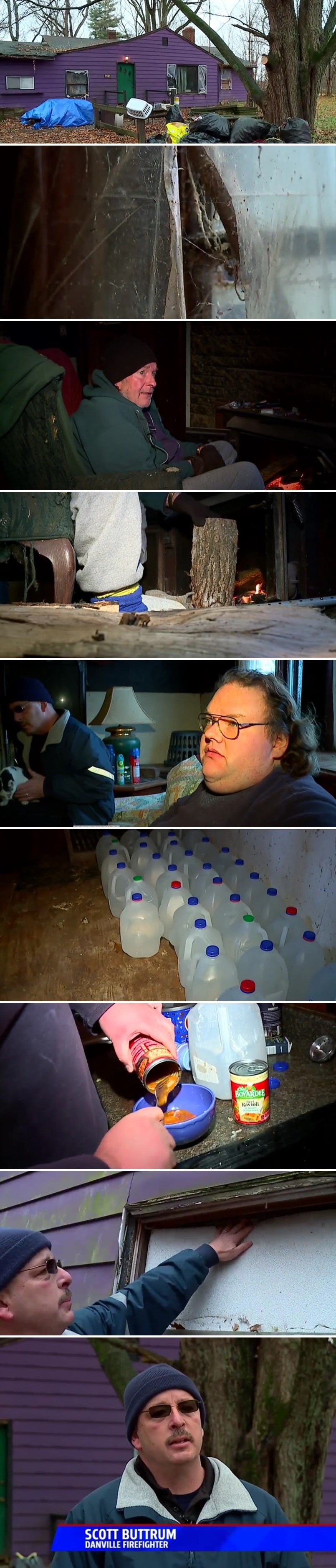 Ljudi su ignorirali siromašnu obitelj sve dok jedan vatrogasac nije vidio unutrašnjost njihove kuće