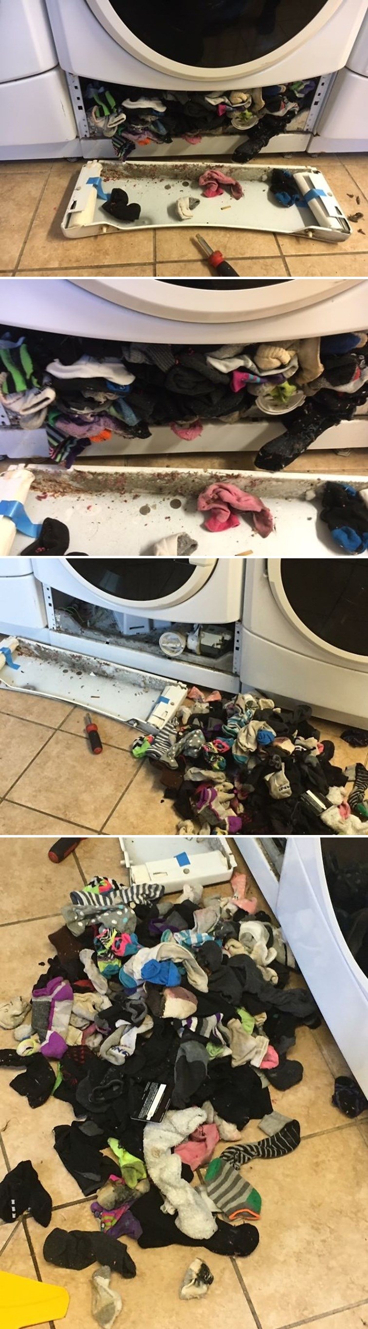 Izgleda da se perilice rublja zaista hrane svime i svačim, pogledajte što je ovaj bračni par pronašao unutra