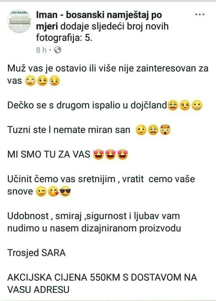 Muž vas je ostavio? Dečko je s drugom? Sve će biti bolje kada vidite ovaj oglas iz BiH
