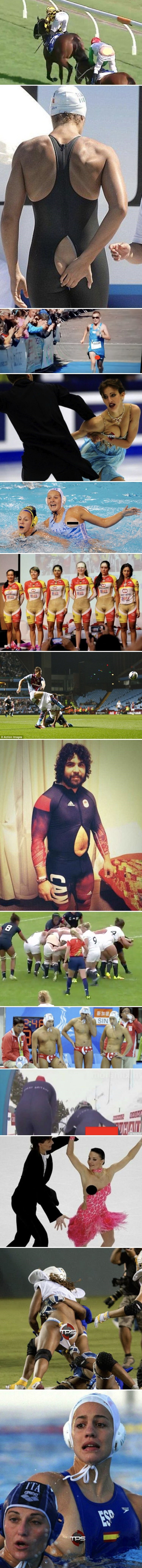 Kamere su snimile sportaše u najgorem trenutku, a njihove probleme s odjećom internet i dan danas pamti