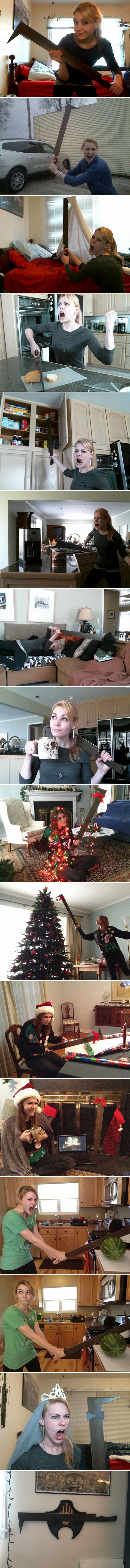 Žena je kupila mač iz Gospodara prstenova pa dokazala da se može koristiti u svakodnevnim situacijama