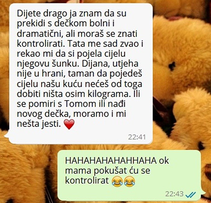 Tata se požalio nakon kćerinog prekida, mama joj poslala poruku koja joj je popravila raspoloženje