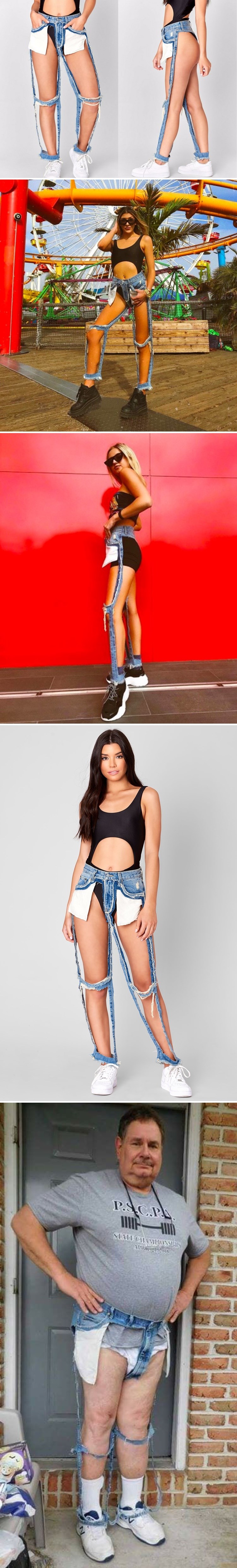 Djevojke sve više kupuju hlače s ogromnim rupama, nećete vjerovati koliko ih plaćaju